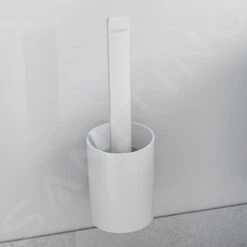 Hansgrohe WallStoris - Wc Borstel Met Houder, Mat Wit 27927700 -Badkamerartikelen Winkel fa7173742186195fb2d44b95