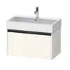 Duravit Ketho.2 - Wastafelkast 440x784x460 Mm, 1 Lade, Glanzend Wit K25077022220000 -Badkamerartikelen Winkel fc658241bbf1b630c4de5bab